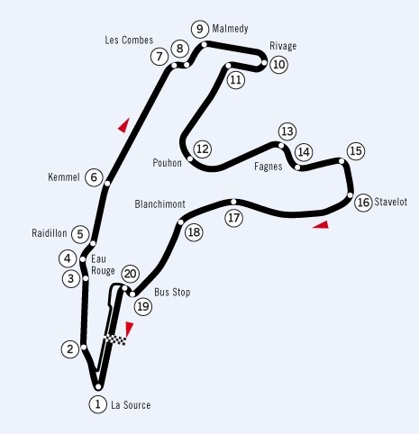 斯帕-弗朗科尔尚赛道spa简介