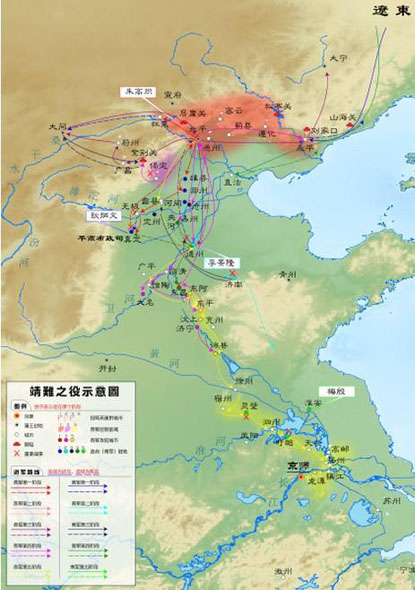 明代靖難之役 朱棣10萬大軍難破濟南城