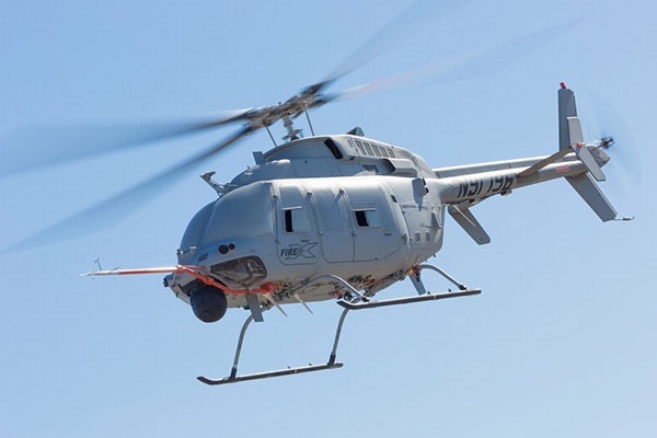 mq-8c"火力侦察兵"垂直起落战术无人机